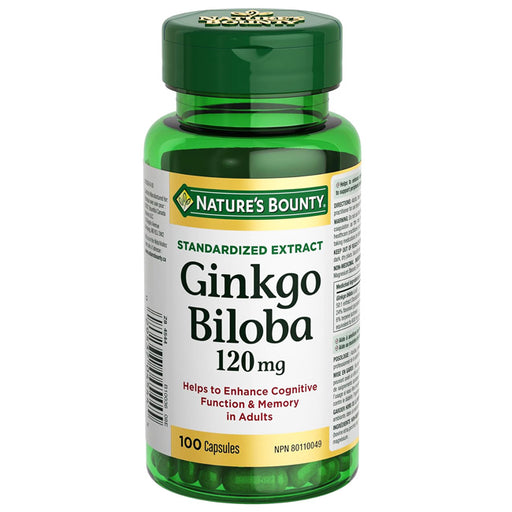 Ginkgo Biloba 120mg For Enhanced Cognitive Function and Memory Health