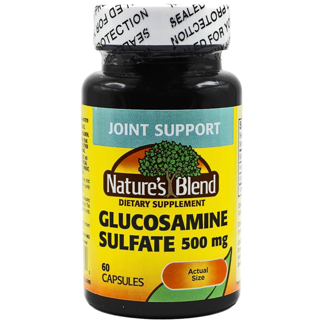 Glucosamine Sulfate 500mg Capsules by Nature's Blend