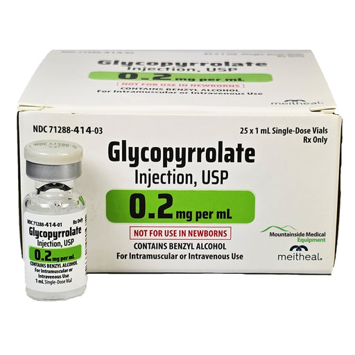 Glycopyrrolate Injection 0.2 mg per 1 mL Meitheal Pharmaceuticals 71288-0414-03