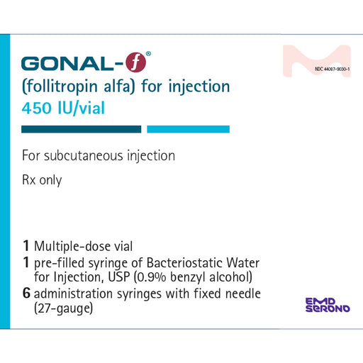 Gonal-F Follitropin Alfa Injection 450 iU/ Vial Multiple-Dose Vial by EMD Serono