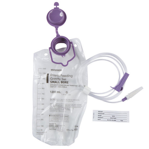 Gravity Feeding Bag Set Small Bore with ENFit Connector 1200 mL