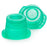 Green Universal Polyethylene Snap Caps