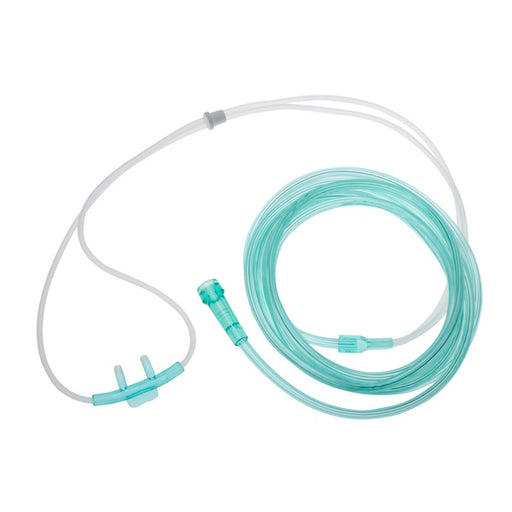 Oxygen Nasal Cannula (Light Green Color) with Super Soft 7' Tubing