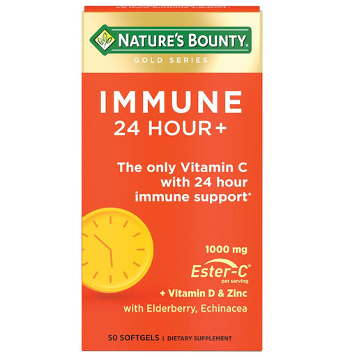 Immune 24 Hour + The only Vitamin C with 24 Hour Immune Support from Ester C 500 mg