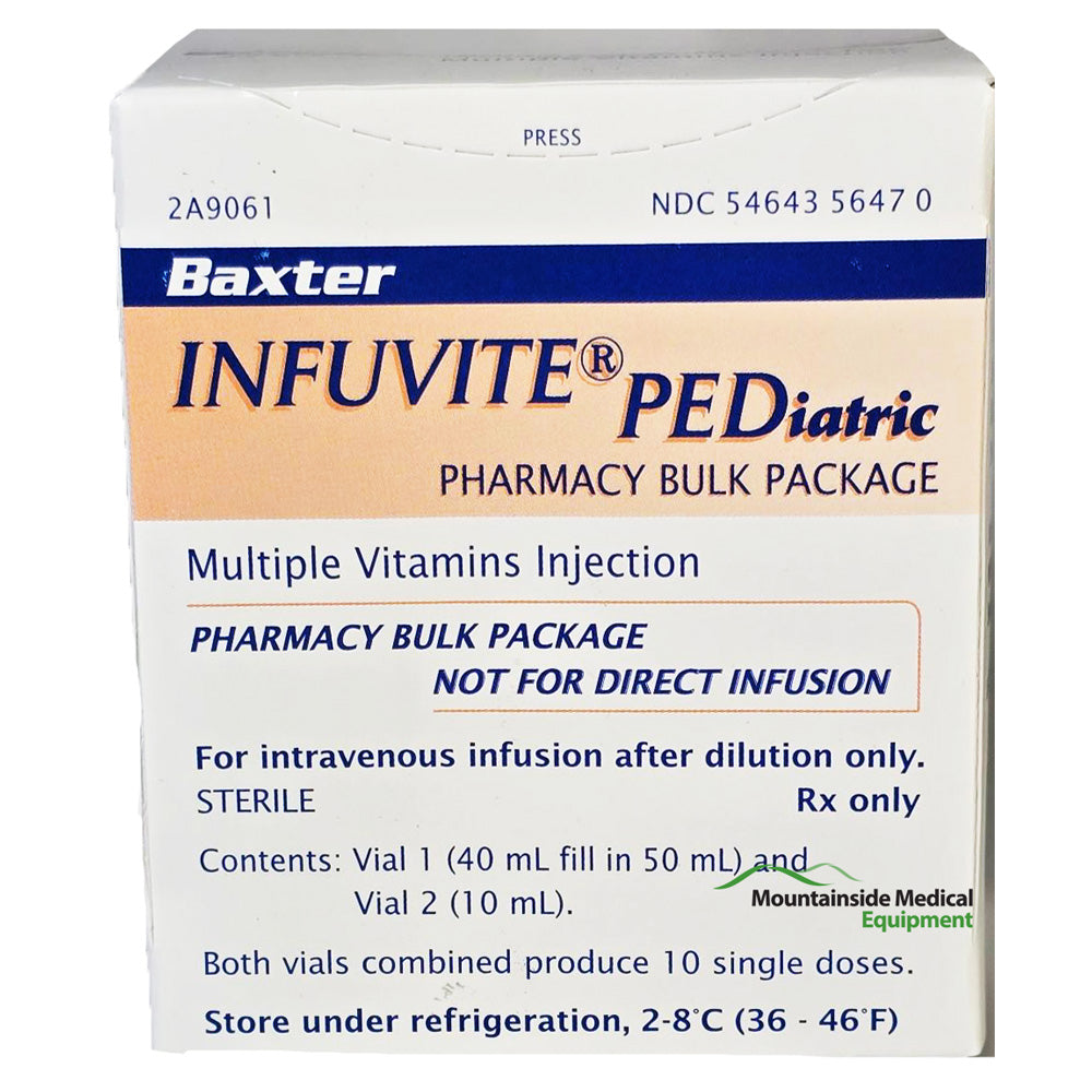 Infuvite Pediatric Multivitamin Kit Pharmacy Bulk Pack — Mountainside ...