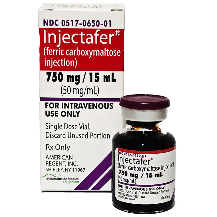 Injectafer (Ferric Carboxymaltose) Injection 750 mg by American Regent 00517-0650-01