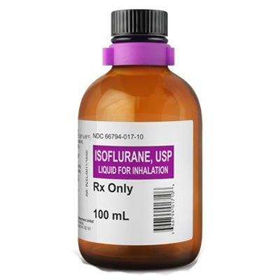 Isoflurane USP Anesthesia Liquid for Inhalation 100 mL x 6 Vials ...