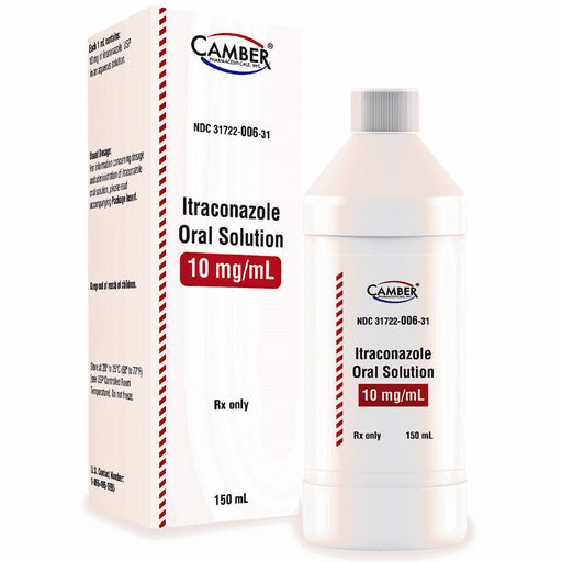 Itraconazole Oral Solution 10 mg_mL 150 mL by Camber Pharma