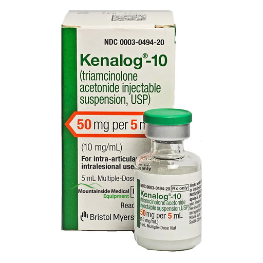 Kenalog 10 Injection Triamcinolone Acetonide Multi Dose Vial by Bristol Myers Squibb NDC 00003-0494-20