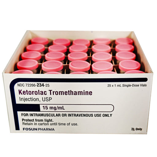 Ketorolac Tromethamine Injection 15 mg for managing acute pain relief, offering anti-inflammatory benefits, and enhancing recovery.