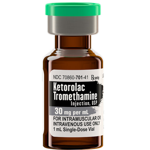 Ketorolac Tromethamine for Injection 30 mg Single Dose Vials