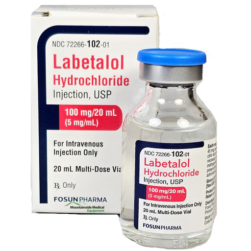 Labetalol Hydrochloride injection 100 mg Multiple Dose Vial 20 mL by Fosun