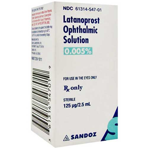 Latanoprost Eye Drops 0.005% For Glaucoma Treatment 2.5 ML Sandoz Bran ...