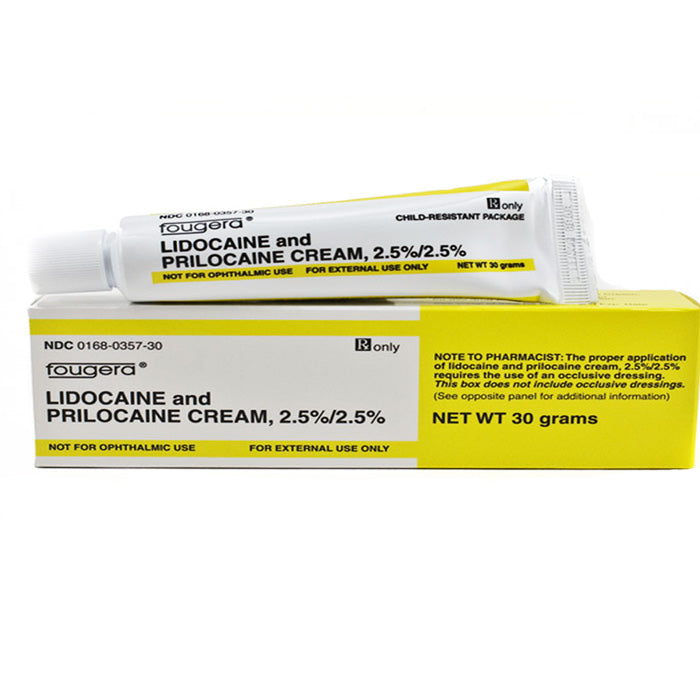 Lidocaine 2.5% and Prilocaine 2.5% Topical Numbing Cream 30 grams Foug ...