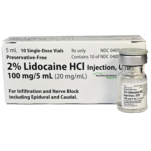 Lidocaine 2% for Injection 5 mL Single Dose by Pfizer