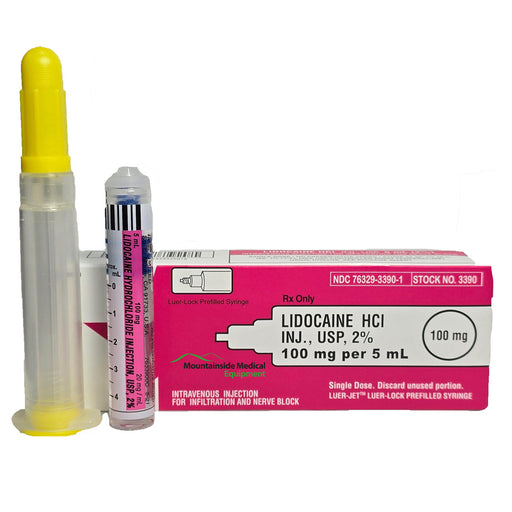 Lidocaine HCI for Injection 2% Luer-Jet Prefilled Syringe 5 mL by International Medication Systems 3390