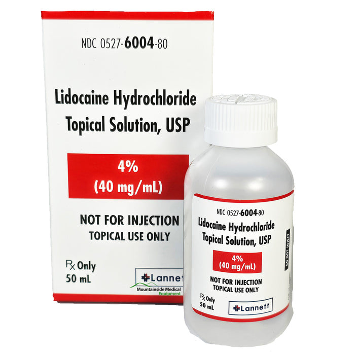 Lidocaine Hydrochloride 4% Topical Solution by Lannett