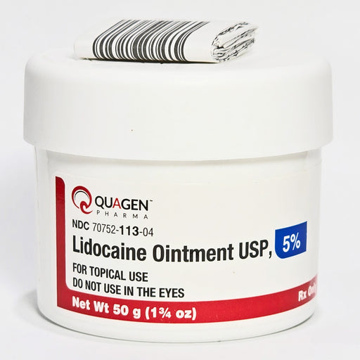 Lidocaine Ointment 5% by Quagen Pharma NDC 70752-0113-04