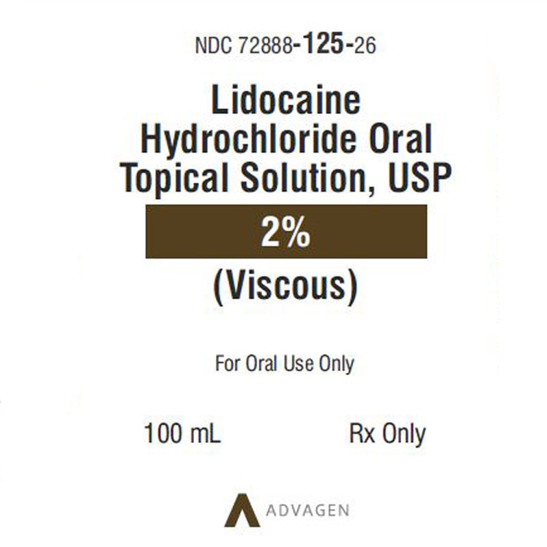 Lidocaine Viscous Oral Solution — Mountainside Medical Equipment