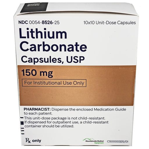 Lithium Carbonate 150 mg Capsules by Hikma