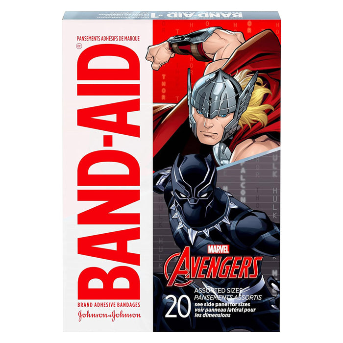 Marvel Avengers Characters Adhesive Bandages Band-Aids