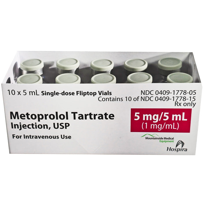 Metoprolol Tartrate for Injection 5 mL: Precise heart rate control, enhances blood pressure management, vital care solution.