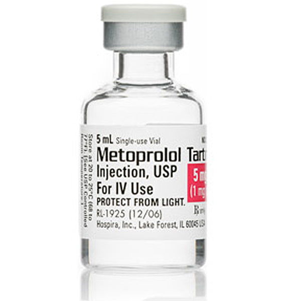 Beta-Adrenergic Blocking Agent Labetalol HCl 5 mg / mL Intravenous  Injection Multiple Dose Vial 40 mL