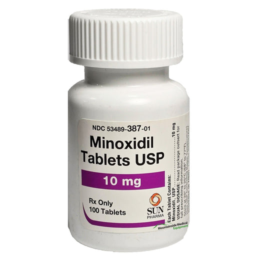 Minoxidil Tablets 10 mg by Sun Pharmaceutical NDC 53489-0387-01