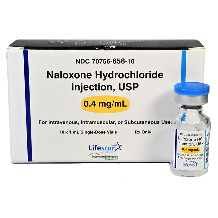 Naloxone Hydrochloride Injection 0.4 mg by Lifestar Pharma NDC 70756-0658-10