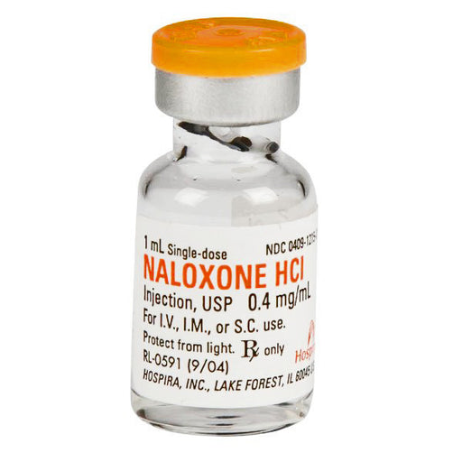 Naloxone Injection 0.4 mg Vials for emergency opioid overdose reversal, restoring normal breathing, and life-saving respiratory support.