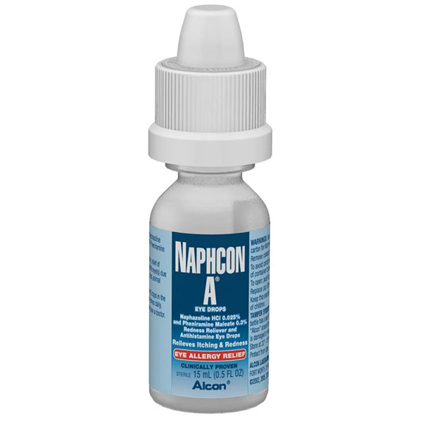 Naphcon A Allergy Itching and Redness Relief Eye Drops Naphazoline HCI 0.025%