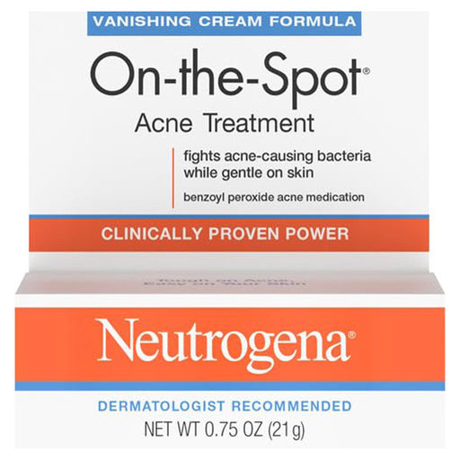 Neutrogena On-The-Spot Acne Spot Treatment Medication with 2.5% Benzoyl Peroxide