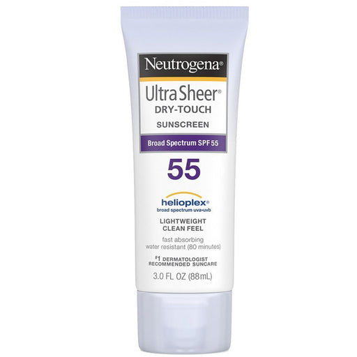 Neutrogena Ultra Sheer Dry-Touch Sunscreen SPF 55 Travel Size 3 oz