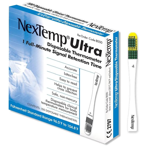 NexTemp Oral Disposable Thermometers