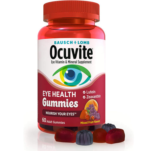 Ocuvite Eye Health Gummiies with Lutein, Zeaxanthin, Vitamin C & E and Zinc