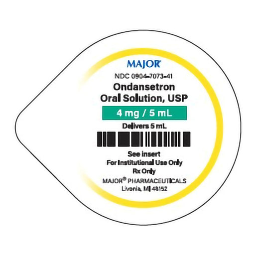 Ondansetron Oral Solution 4 mg Unit Dose Cups by Major Pharmaceuticals