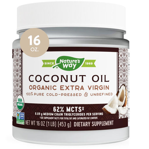 Supplement Facts for Coconut Oil Extra Virgin Organic Supplement