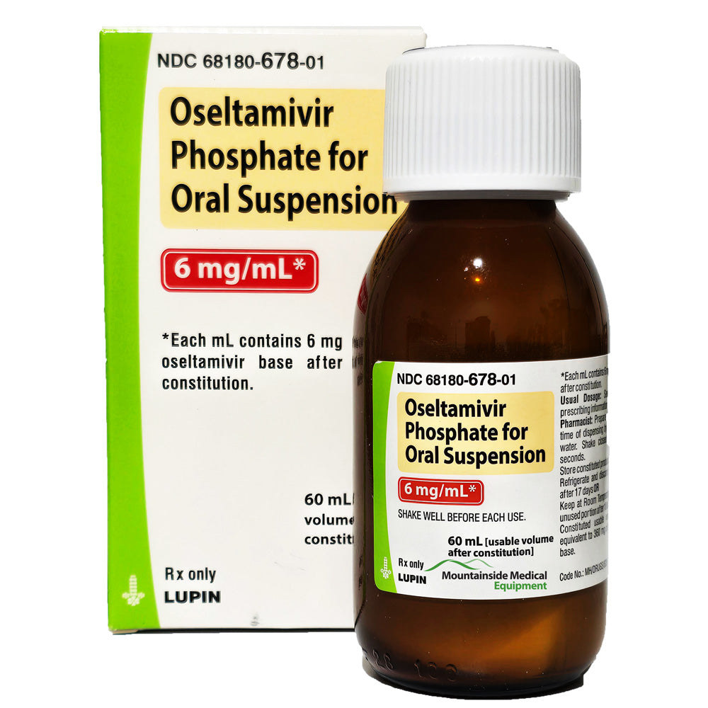 Oseltamivir Phosphate Liquid for Oral Supension 6 mg Lupin Pharma 68180-0678-01