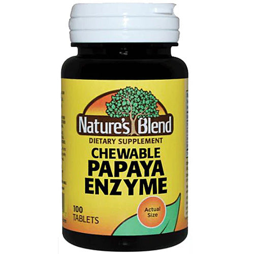 Papaya Enzyme Chewable Tablets 120 Count