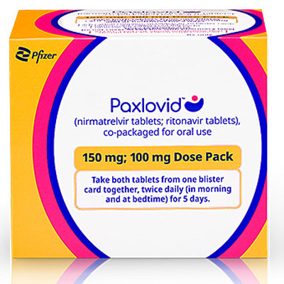 Paxlovid Tablets 150 mg; 100 mg Nirmatrelvir-Ritonavir — Mountainside ...