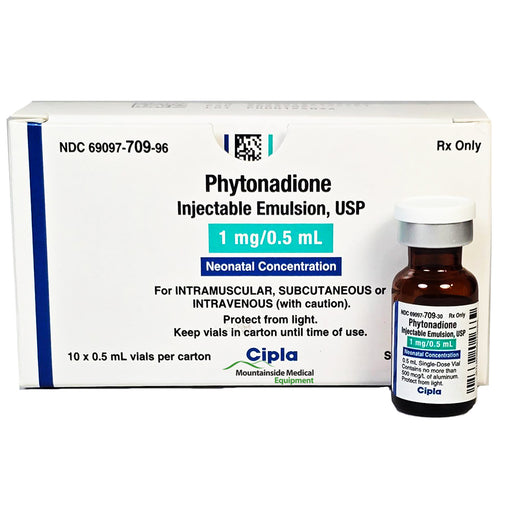 Phytonadione (Vitamin K) Injection Emulsion 1 mg by Cipla USA