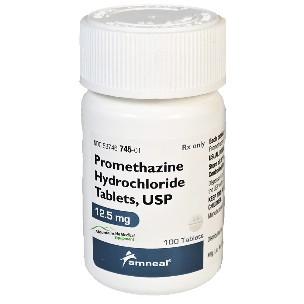 Promethazine HCl Tablets 12.5 mg by Amneal NDC 53746-0745-01