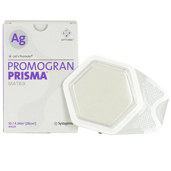 Promogran Prisma Matrix Silver Collagen Dressings with 1% Silver Oxide Regenerated Cellulose (ORC) 10/Box