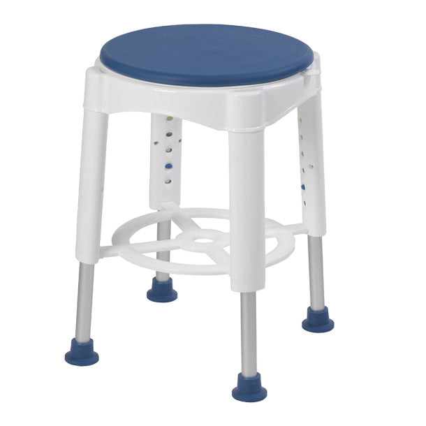 Shower Stool with Padded Rotating Seat — Mountainside Medical Equipment