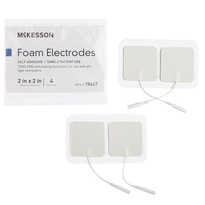 Replacement Form Electrodes For Tens and EMS Units (2 x 2 inch ...