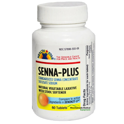 Senna-Plus Natural Vegetable Laxative with Stool Softner  by Geri-Care NDC 57896-0555-06