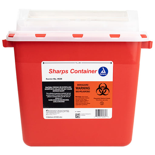 Sharps Container 3 Gallon Size with Locking