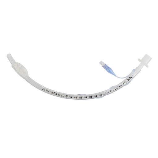 Shiley Endotracheal Tube Cuffed Hi-Lo Curved 7.0 mm Adult Murphy Eye, featuring advanced cuff design for optimal airway management and intubation safety.