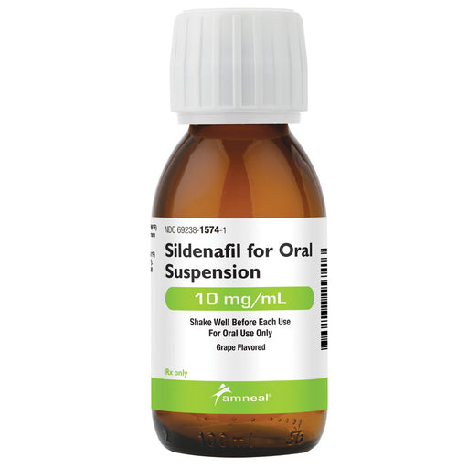 Sildenafil for Oral Suspension Liquid 10 mg/mL Grape Flavored 112 mL by Amneal Pharmaceuticals (RX)