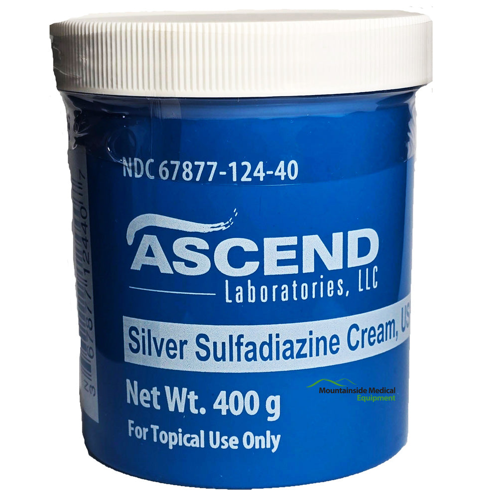 Silver Sulfadiazine Cream 1% Jar 400 Grams by Ascend NDC 67877-0124-40